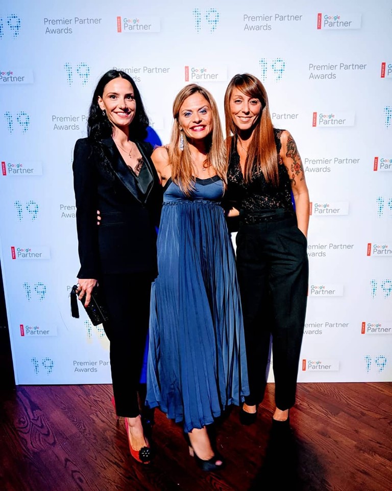 Olga Kuznetsova - Ragooo (sx); Licia Del Greco - Manager Google (cen) ; Valentina Tiengo (dx)